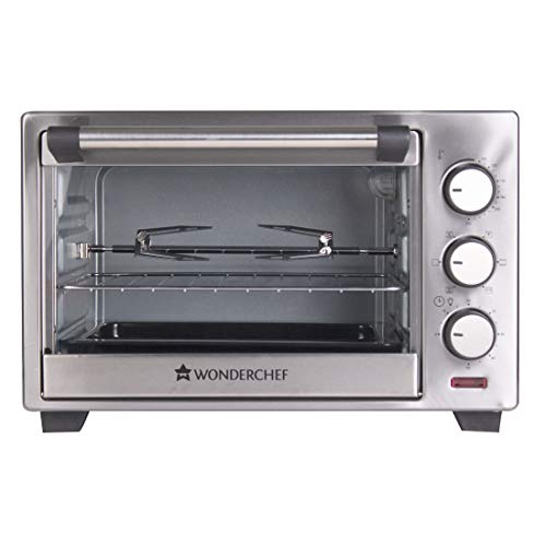 Image of Wonderchef 19L Stainless Steel Oven Toaster Griller OTG, 1280W