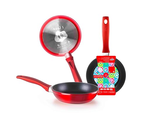 prendeluz Sarten mini 14 cm de cerámica antiadherente, apta para cocinas de gas y eléctricas, ligera y fácil de limpiar. diseñado para: uso diario, preparar pequeños platos. # prendeluz Sarten mini 14 cm de cerámica antiadherente, apta para cocinas de gas y eléctricas, ligera y fácil de limpiar. diseñado para: uso diario, preparar pequeños platos. #