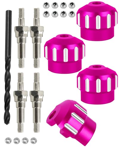 RCMYou RC Shock Cap Protector & Shock Standoff Upgrades Part for 1/8 Typhon Kraton Outcast Notorious Talion 6S BLX,1/7 Mojave Infraction Felony 6S BLX Limitless,Pink