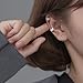 SLUYNZ Sterling Silver Ear Cuff Earrings for Women No Piercing Cartilage Earrings Tri Earrings (A-Silver)