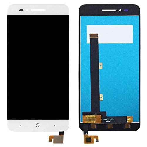 Écran LCD ZTE Blade A610 blanc : bloc complet de remplacement tactile