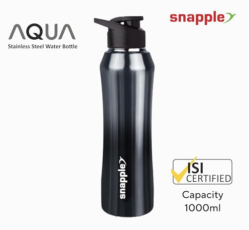 Image of Snapple Aqua 1000ml Water Bottle for Sports | Daily Use | Fridge | Gym | Home | Office | 1000 ml Water Bottle