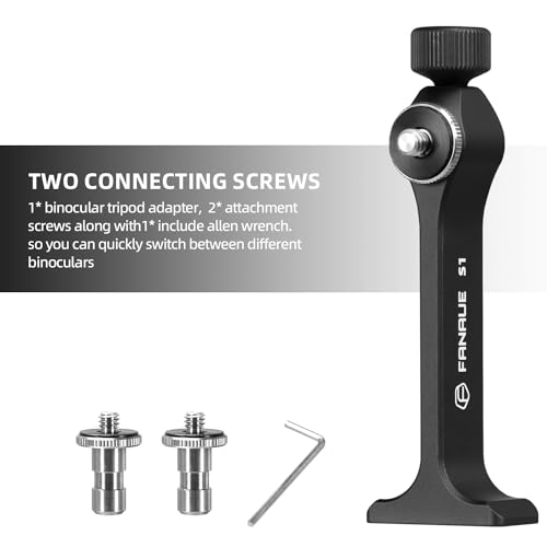 Adaptador de trípode binocular accesorio universal desmontable con rosca 1/4 compatible Arca Swiss 3