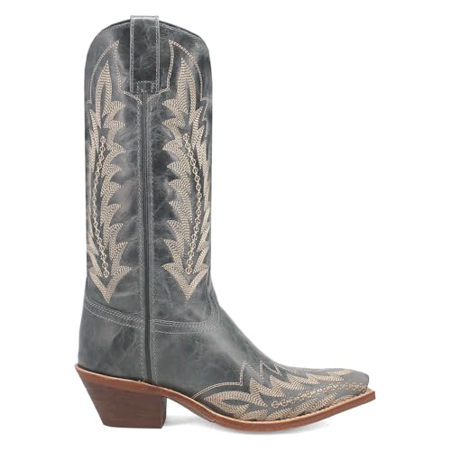 Laredo Blue/Blue Emmylee Women's Leather Boots 52207