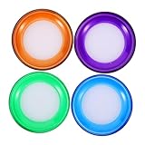 Mipcase 4 piezas Esponjas Húmedas para Dedos Redondas Reutilizables y Resistentes Humectador para Manejo de Papeles y Oficina Colores Verde Azul y Naranja Diseño Ergonómico para Frecuente