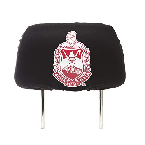 Delta Sigma Theta Sorority Black CAR SEAT Headrest Cover