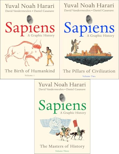 Image of Sapiens: A Graphic History Complete 3 Books Collection Set by Yuval Noah Harari