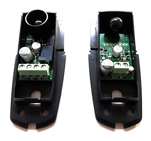 Miniatura 4 de Juego Fotocelulas Universal De Rayos Infrarojos, Tipo Emisor-Receptor Para Puerta Automatica Garaje Y Parking, Sensor Para Deteccion De Obstaculos, Compatible Con Muchas De Las Marcas