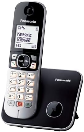 Panasonic KX-TGE510JTS Telefono Cordless (DECT), Ampio Schermo Panasonic KX-TGE510JTS Telefono Cordless (DECT), Ampio Schermo
