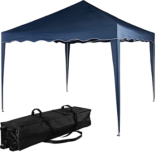 INSTENT Pavillon 3 x 3 m Basic wasserdicht UV Schutz 50+, blau