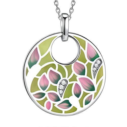 Collier fleurs en émail jaune et rose, le bijou délicat pour illuminer vos tenues du quotidien