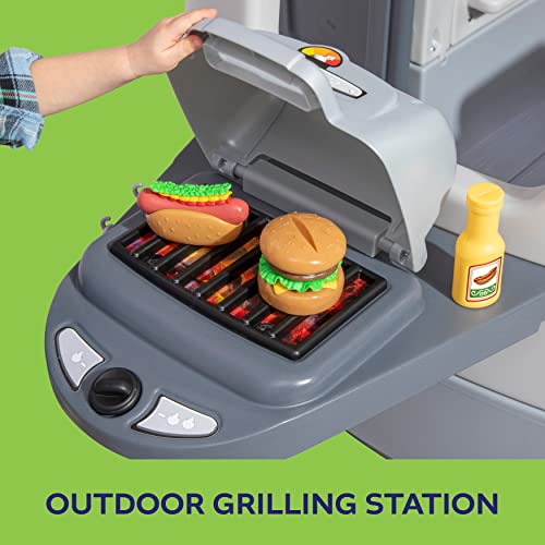 Step2 Adventure Camper Playhouse – Kids Outdoor Playhouse With Realistic Camper Toy Features For Playing Camping, Food Truck, Restaurant And More #TOP5