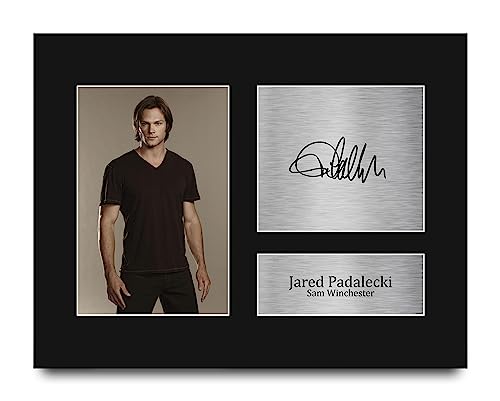 HWC Trading Jared Padalecki Supernatural Gifts Printed Signed Autograph Picture for TV Show Fans - US Letter Size