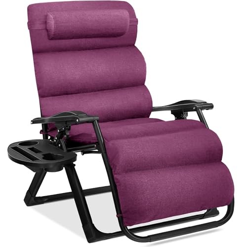 Best Choice Products Oversized Zero Gravity Chair, Folding Outdoor Patio Recliner, XL Anti Gravity...