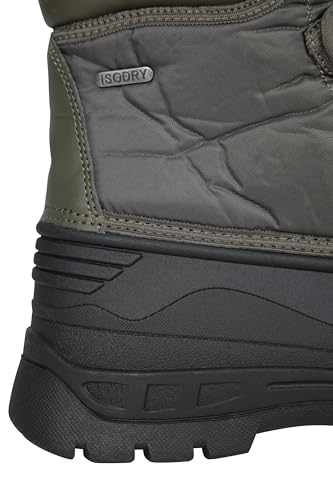 Mountain Warehouse Grit Womens Short Muck Boots - Lightweight & Comfortable Shoes with Cushioned Footbed, Hook & Loop Fastening - For Autumn Winter, Walking & Outdoors Khaki Adult Shoe Size 6 - Image 5