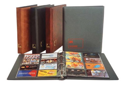 Album SAFE 7560 Telecard à 4 anneaux pour organiser vos souvenirs de voyage