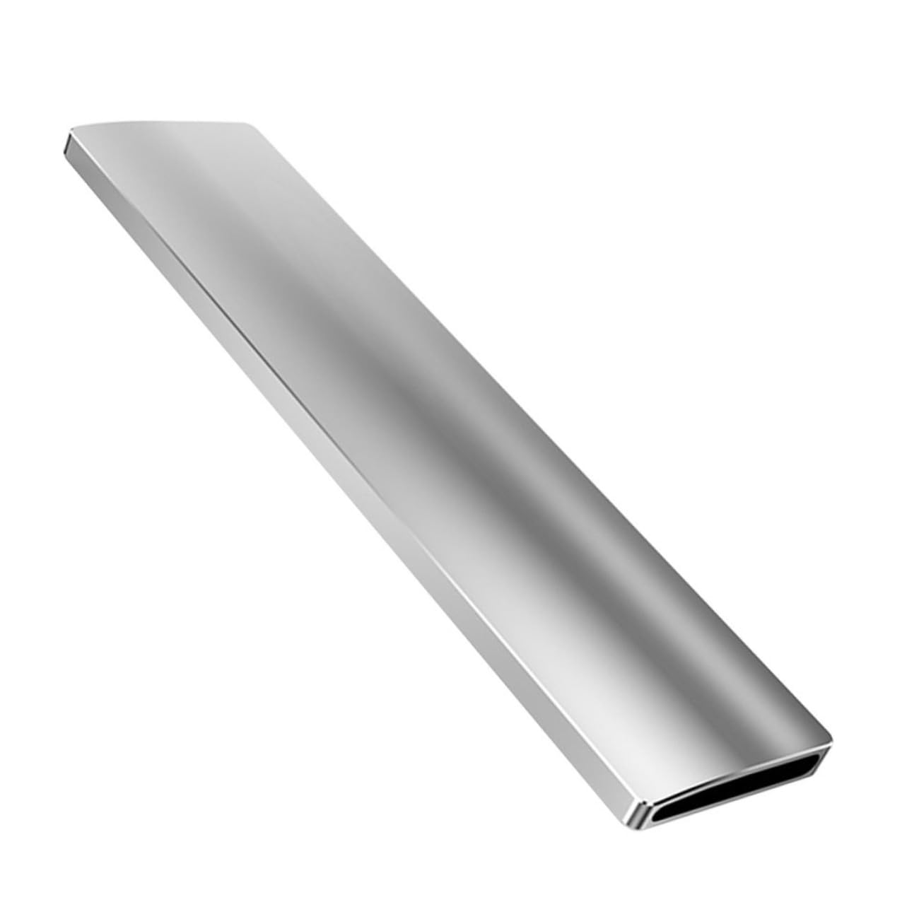 Veemoon Mechanische Tastatur Handgelenkauflage aus Aluminiumlegierung Ergonomisches Design Rutschfest Stabil für 104-Tasten Tastaturen Silber