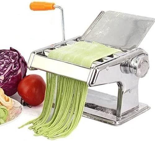 Pink Lizard 304 Stainless Steel Pasta Maker Machine 3 Rollers Manual Multi-Functional Noodle Maker Machine