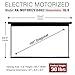 Akia Screens 150 inch Motorized Projector Screen Electric Drop Down Remote Controlled Ceiling Wall Mount Office Home Movie Theater AK-MOTORIZE150H2