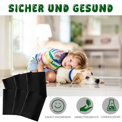 Byhsoep 6 Stück Klebefalle,120CM x 27CM Extra Starkes Klebeband Haftend Klebefallen Einfach zu Bedienen - Bitte vor Gebrauch erwärmen