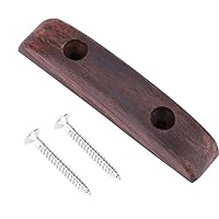 Bassgitarre Daumenauflage aus Palisander mit 2 Schrauben Leicht zu Installieren für E Bass und Kontrabass