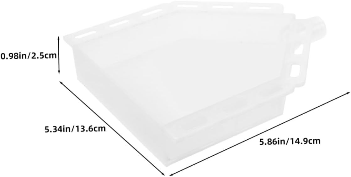 STOBAZA 2Pcs Air Conditioner Drip Pan Weather Resistant Plastic Condensate Drain Tray for Outdoor Units Easy Setup Ac Accessories for Efficient Water Management and Clean Surroundings