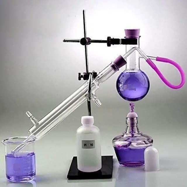 Distillateur Huile Essentielle - Kit de Distillation Professionnel 10 Pièces en Verre Borosilicate