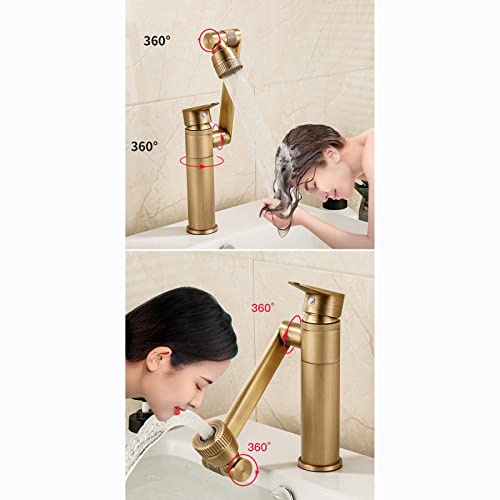 Robinet de lavabo orientable pour rénover une salle de bain rétro - 8