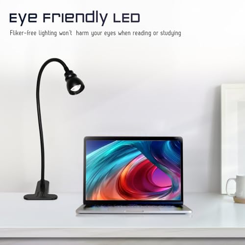 Lampe de bureau à LED avec zoom spot de lecture à intensité variable