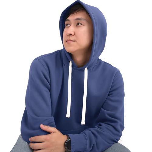 Sweats à capuche pour hommes UK Premium Grade | Sweat à capuche uni 100 % original pour homme Pull à capuche en coton polaire – Image 6