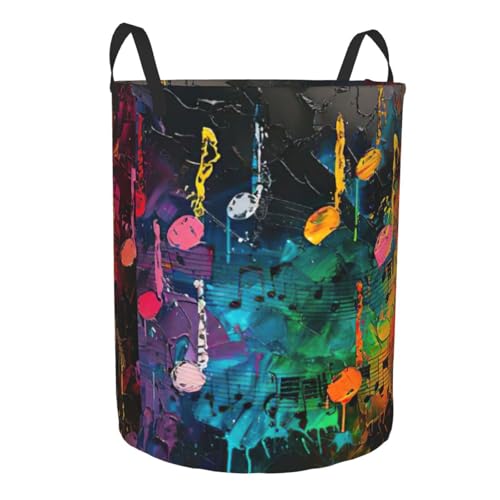 Panier à linge notes de musique grand format pour ranger les couvertures de chambre - 3