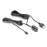 Sumnacon USB IR Repeater - Infrared Remote Control Extender Repeater Hidden IR Repeater System (1 Emitter)