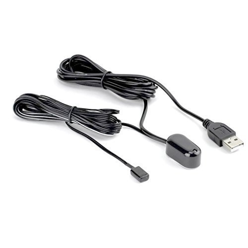 Sumnacon USB IR Repeater - Infrared Remote Control Extender Repeater Hidden IR Repeater System with 1 Emitters 1 Receiver (1 Emitters 1 Receiver)