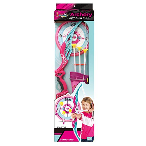 URBN-TOYS KIds Childrens Toy Archery Sets, Bow and 3 Arrows with Suction Cups, Outdoor Target Practising Shooting Game - Image 4