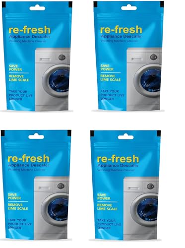 Washing Machine Drum Cleaning Powder Compatible For Samsung Washing Machine Front Load And Top Load,Washing,Drum Cleaner Descaling Powder -100 Gm (Pack Of 4)