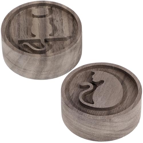 Difusor aromático eléctrico de madera nogal 2 piezas miniatura 3
