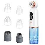 Aspiratore Punti Neri Professionale, Lrbsule Aspiratore Punti Neri Rimozione dei Grassi 6 Testine per Estrattore 3 Modalità di Aspirazione, Ricarica USB Blackhead Removal