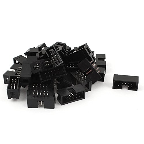 Evite pines doblados con el conector IDC macho 2.54mm con caja protectora de 10 pines