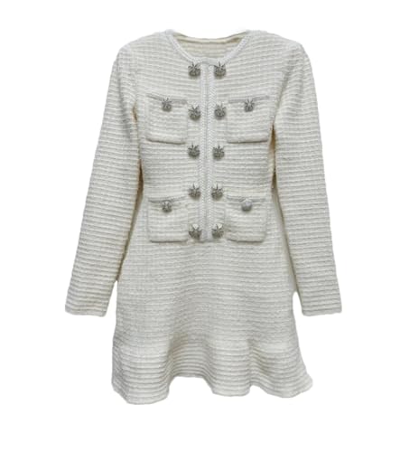 Robe en tricot à manches longues pour vos soirées d'hiver élégantes