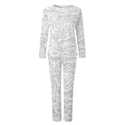 Pyjama polaire femme FNKDOR ensemble nuit 2 pièces manches longues