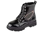 Botas de niña Conguitos de color negro con glitter