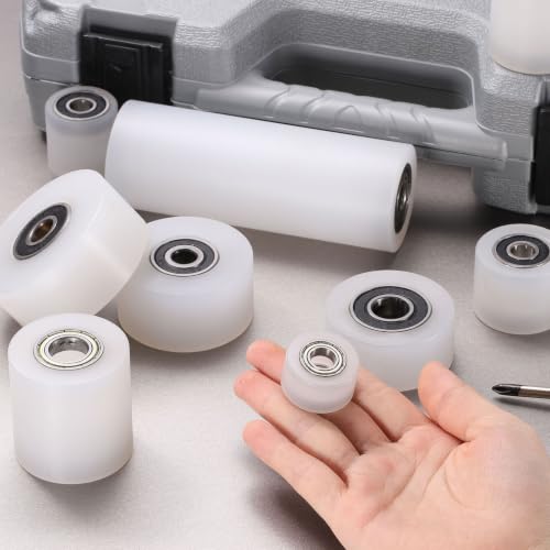 Polea de nylon QUARKZMAN con rodamiento interno de alta resistencia 4