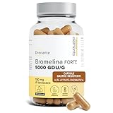 Bromelina Extra Forte Drenante 5000 GDU/g – Alto Dosaggio con Tarassaco – Integratore Gastro-Resistente per il Drenaggio dei Liquidi & il Supporto Digestivo – 90 Capsule Vegetali – Beyond Elements