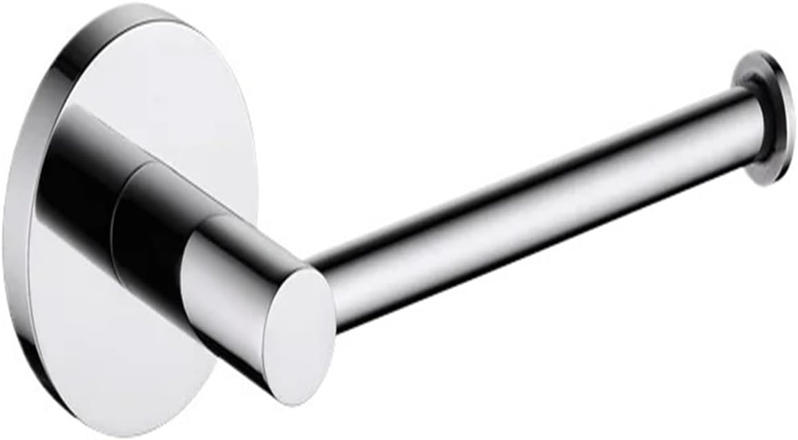 Bathroom Hardware Bathroom Accessories Towel Rack Shelf Paper Holder Chrome Plated Toilet Brush Holder Towel Robe Hook Fashionable(Towel Ring) (Paper Holder)