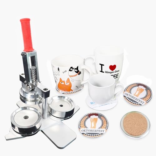 Kit de fabricación de posavasos con consumibles, alfombrillas personalizables para regalos personalizados, perfecto para cafeterías, oficinas y bares