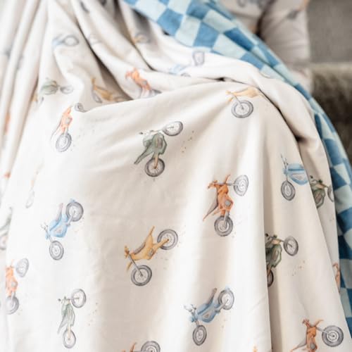 Image of Copper Pearl Jumbo 3-Layer Baby Blanket: Soft Baby Quilts for Boys and Girls | Breathable, Cozy, Toddler Blanket | Baby Quilt for Newborns | 60x72 Premium Material | Ryder