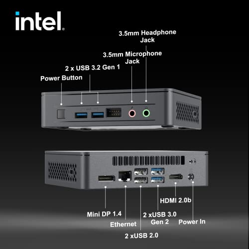 Intel Nuc 11, Nuc11Atkc4 Mini Pc 16Gb Ddr4 Ram & 512Gb Ssd Versatile Computers With Intel Celeron N5105 Processor, Support Hdmi Dual 4K Uhd/Bluetooth V5.2/Windows 11 Pro Preinstalled #TOP4