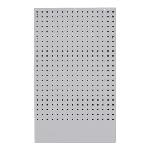 Kraftwerk 3964-29 Lochplatte für Werkzeuge Werkzeug und Regale Halterung Werkzeuge (Lochplatte für Werkzeuge, Grau, 615mm, 24mm, 1052mm)
