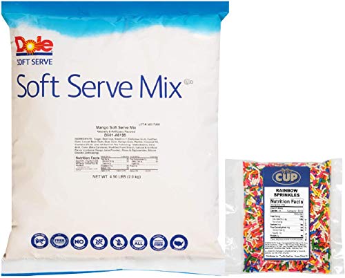 Dole Soft Serve Mix - Mango Dole Whip, Lactose-Free Soft Serve Ice Cream
