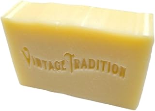 Vintage Tradition Organic Tallow Soap for Face and Body - Unscented bar with Tallow Moisturizer - Natural bar for Deep Hydration, Soothing and Healthy Skin - Organic Soap for All Skin Types